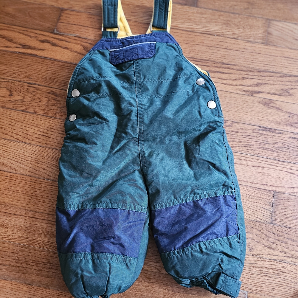 The Children's Place Green and Navy Overalls